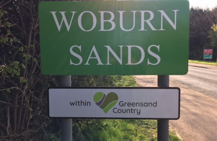 Woburn Sands Sign 